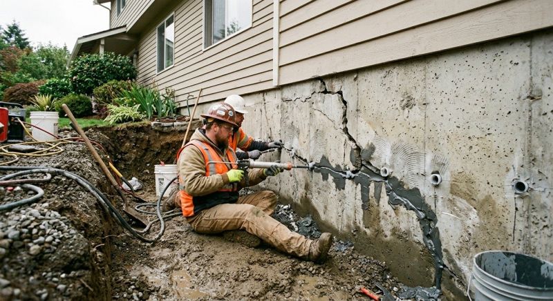 Basement Crack Repair in Walton County, GA
