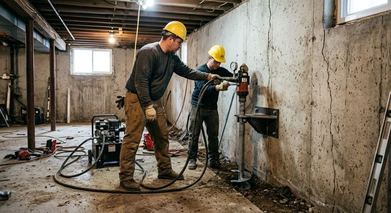 Basement Stabilization in Walton County, GA