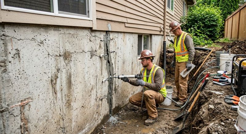Cracked Foundation Repair in Bethlehem, GA
