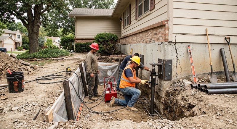 Cracked Foundation Repair in Dacula, GA
