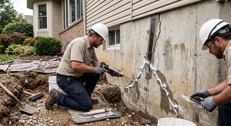 Cracked Foundation Repair in Dekalb County, GA