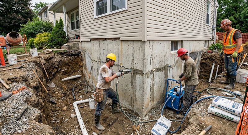 Cracked Foundation Repair in Grayson, GA