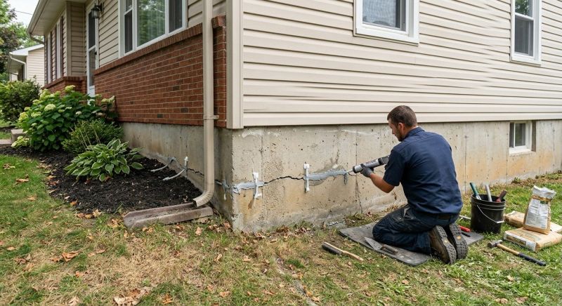 Cracked Foundation Repair in Gwinnett County, GA