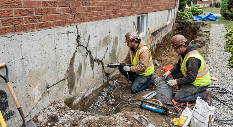 Cracked Foundation Repair in Lithonia, GA