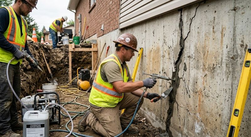 Cracked Foundation Repair in Stone Mountain, GA