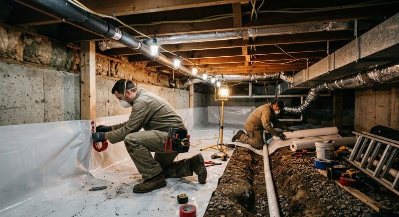 Crawl Space Leveling in Walton County, GA