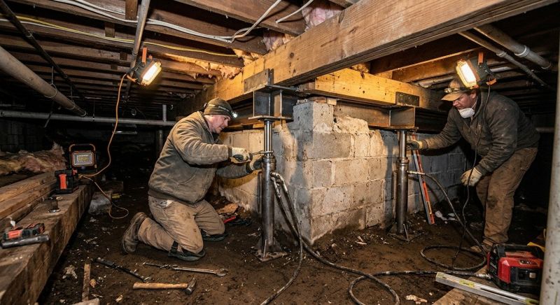 Crawlspace Foundation Repair in Mansfield, GA