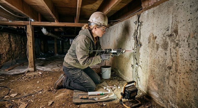 Crawlspace Foundation Repair in Oxford, GA