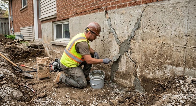 Foundation Crack Repair in Bethlehem, GA