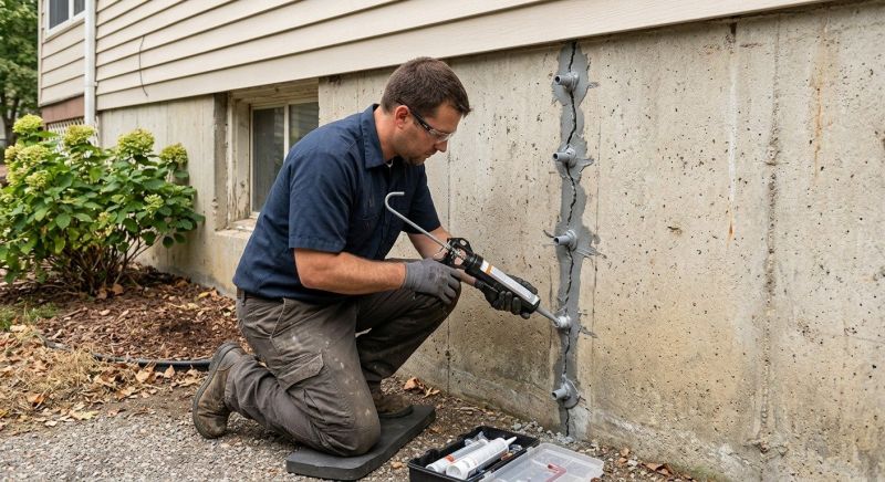 Foundation Crack Sealing in Walton County, GA