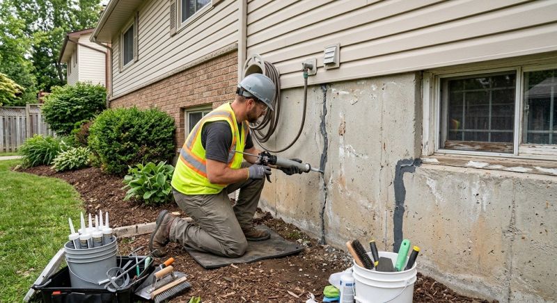 Foundation Crack Sealing in Walton County, GA