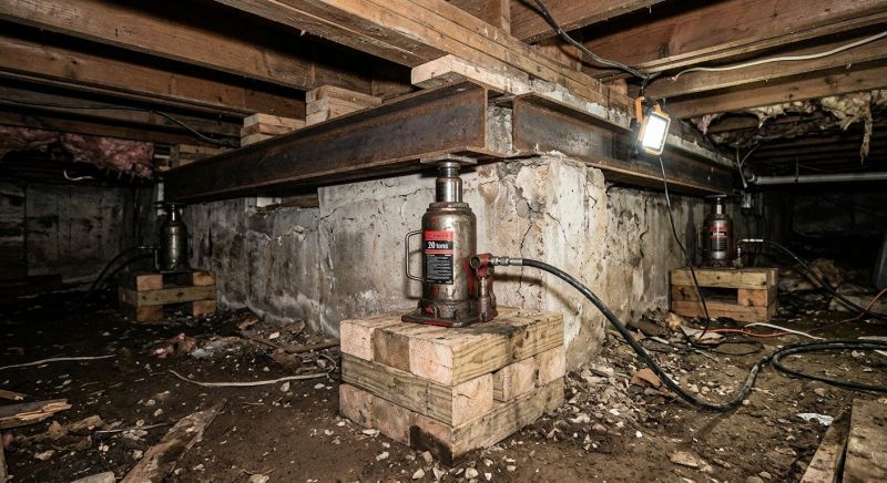 Foundation Jacking in Auburn, GA