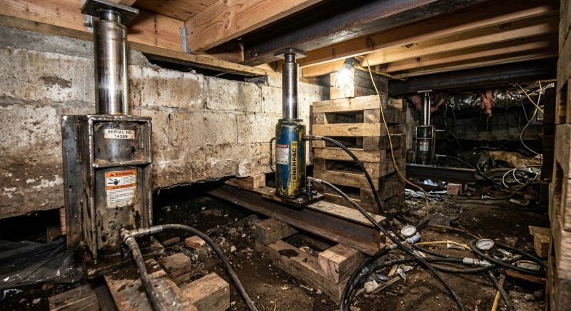 Foundation Jacking in Lawrenceville, GA