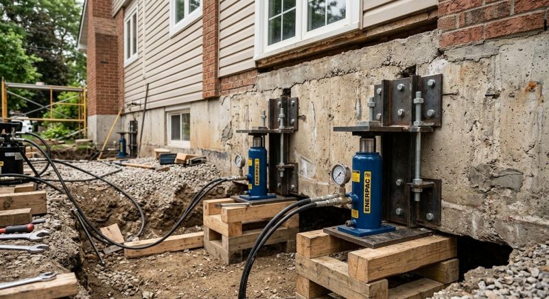 Foundation Jacking in Lawrenceville, GA