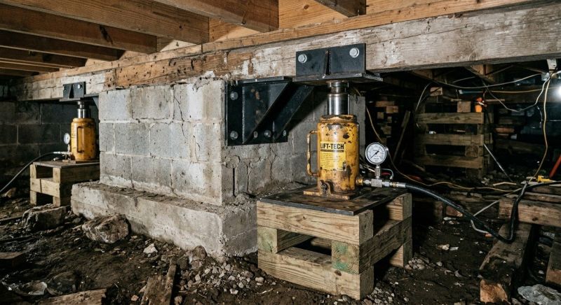 Foundation Jacking in Loganville, GA