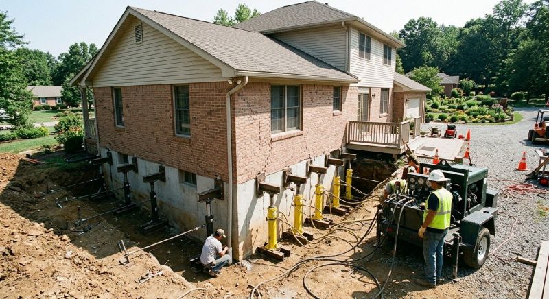 Foundation Jacking in Mansfield, GA