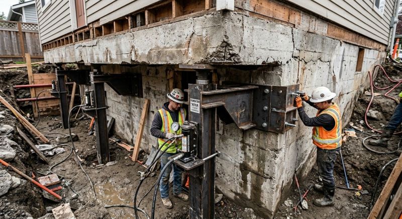 Foundation Lifting in Snellville, GA