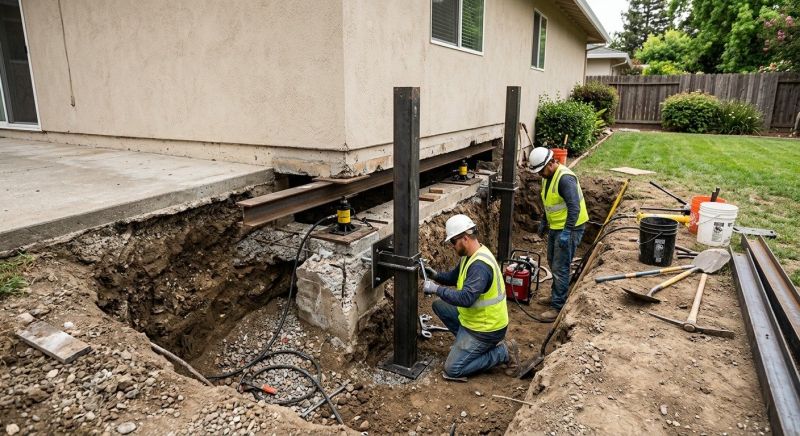 Foundation Pier Repair in Walton County, GA