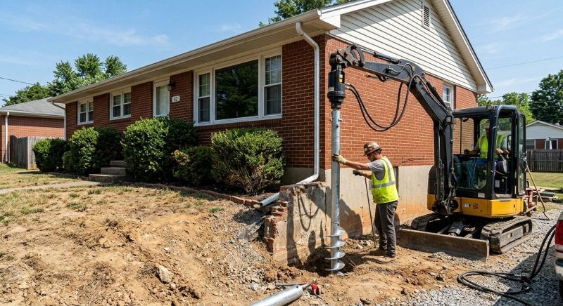 Helical Pile Installation in Walton County, GA
