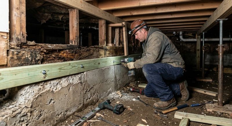 Sinking Foundation Repair in Braselton, GA