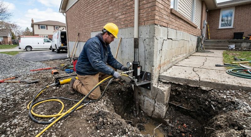 Sinking Foundation Repair in Walton County, GA
