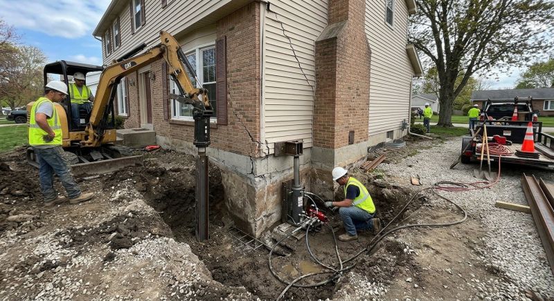 Sinking Foundation Repair in Norcross, GA