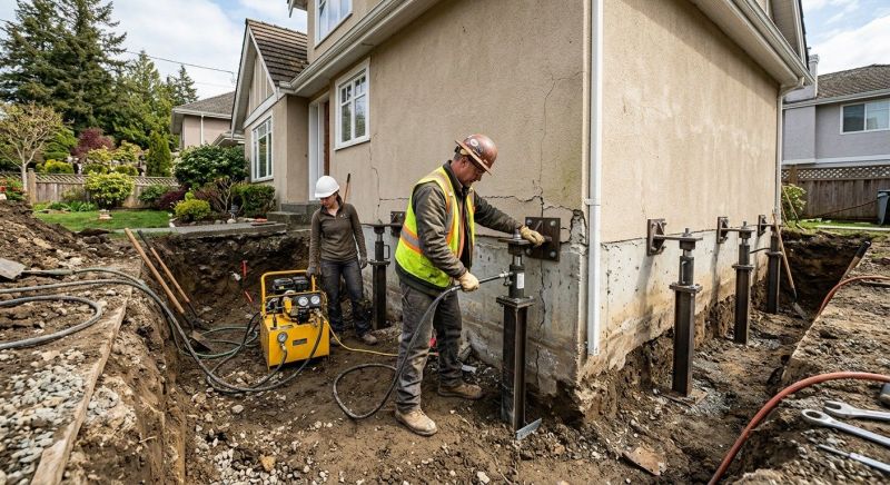 Sinking Foundation Repair in Tucker, GA