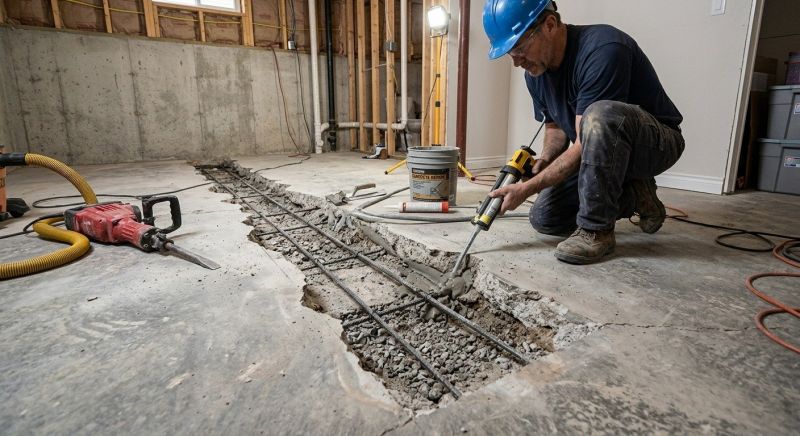 Slab Foundation Repair in Walton County, GA